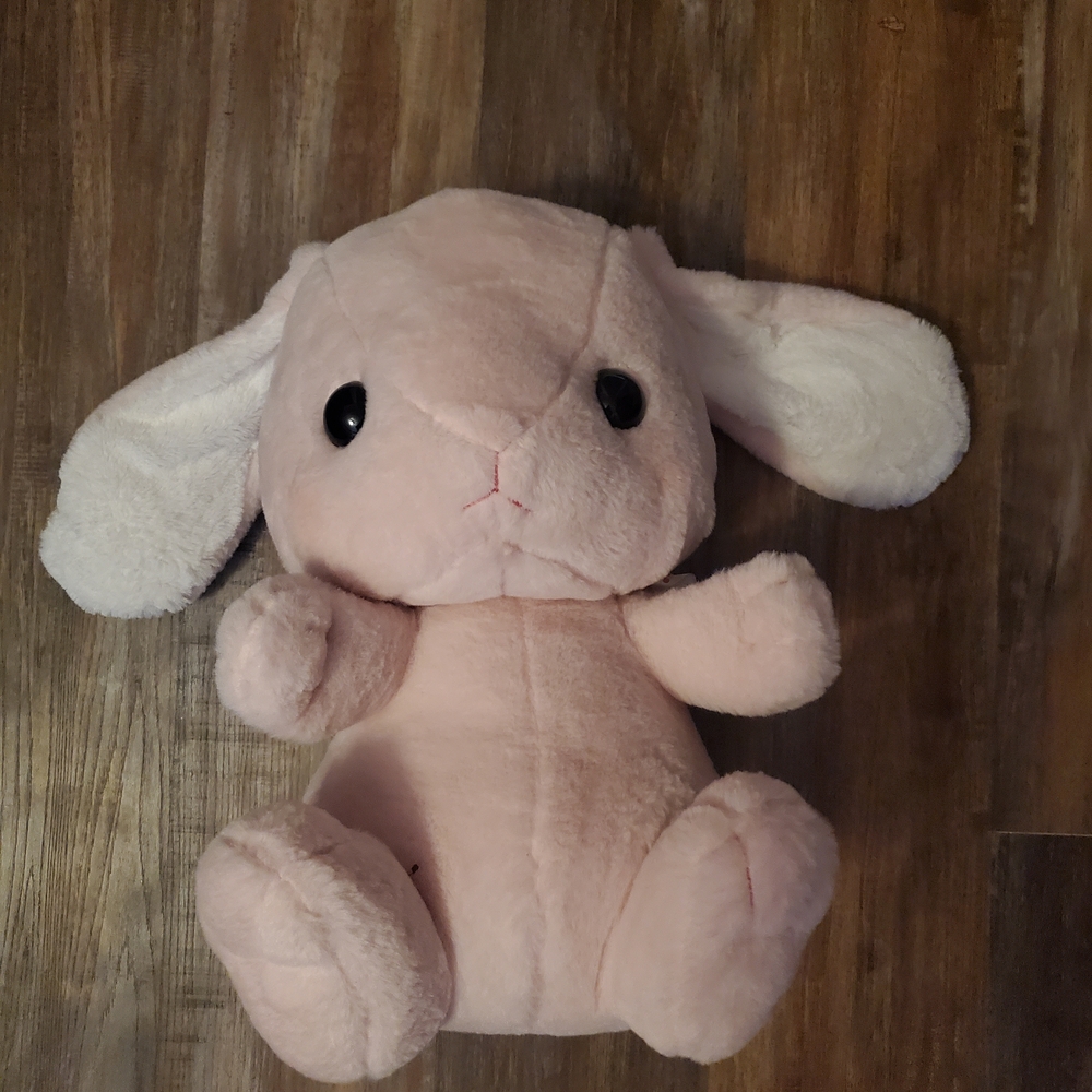 Plush Pink Stuffed Bunny